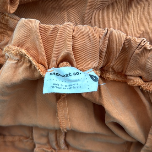 Back Beat Co Wide Leg Pleated Tencel Trousers - Picture 4 of 4